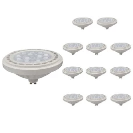 LÂMPADA LED AR111 12W 6500K(BRANCO FRIO)GU10 BIVOLT KIT12