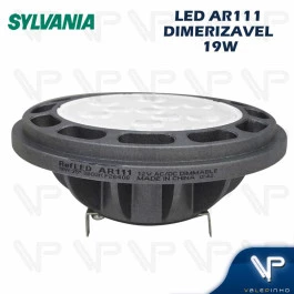 LAMPADA LED AR111 19W 220V 25G 3000K(BRANCO QUENTE)G53 DIMERIZÁVEL