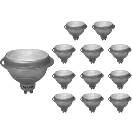 LÂMPADA LED AR70 OSRAM 10W 5000K(BRANCO LUZ DO DIA)BIVOLT GU10 KIT12