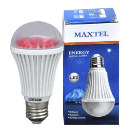LÂMPADA LED BULBO 3W 127V VERMELHO E27 