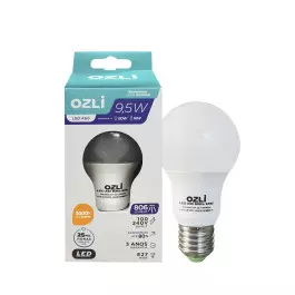 LÂMPADA LED BULBO 9,5W 6500K(BRANCO FRIO)E27 BIVOLT 