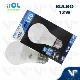 LÂMPADA LED BULBO OL 12W 6500K(BRANCO FRIO)E27 BIVOLT A70