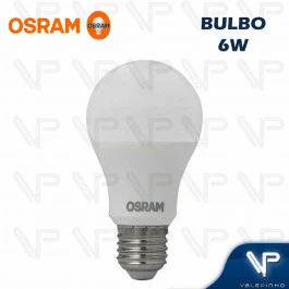 LÂMPADA LED BULBO OSRAM 6W 3000K(BRANCO QUENTE)E27 BIVOLT