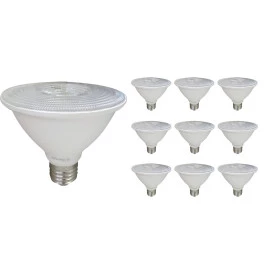 LÂMPADA LED PAR30  9W 3000K(BRANCO QUENTE)E27 BIVOLT KIT10