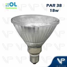 LÂMPADA LED PAR38 OL 18W 3000K(BRANCO QUENTE)E27 BIVOLT