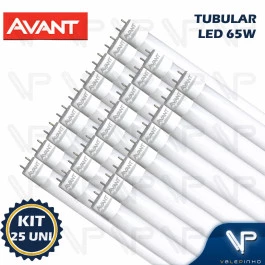 LÂMPADA LED TUBULAR HO T8 240CM 65W 4000K(BRANCO NEUTRO)G13 BIVOLT LEITOSA KIT25