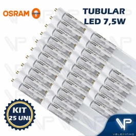 LÂMPADA LED TUBULAR T5 OSRAM 55CM 7,5W 4000K(BRANCO NEUTRO)G5 BIVOLT LEITOSA KIT25