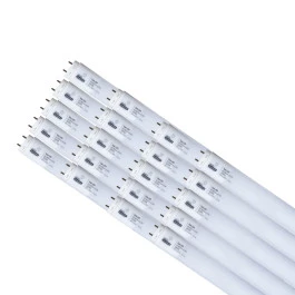 LÂMPADA LED TUBULAR T8 60CM 8,5W 3000K(BRANCO QUENTE)G13 BIVOLT LEITOSA KIT20