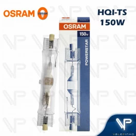 LÂMPADA VAPOR METÁLICO DUPLO CONTATO OSRAM   150W 4200K(BRANCO NEUTRO)RX7S HQI-TS NDL