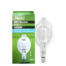 LÂMPADA VAPOR METÁLICO OVOIDE 1000W 4500K(BRANCO NEUTRO)E40 