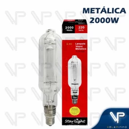LÂMPADA VAPOR METÁLICO TUBULAR 2000W 220V 4500K(BRANCO NEUTRO)E40