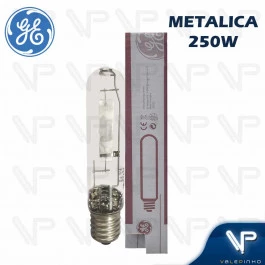LÂMPADA VAPOR METÁLICO TUBULAR GE 250W 6000K(BRANCO FRIO)E40 ARC