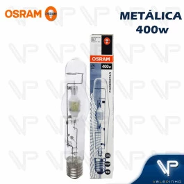 LÂMPADA VAPOR METÁLICO TUBULAR OSRAM HQI-T 400W 5500K(BRANCO LUZ DO DIA)E40