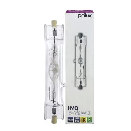 LÂMPADA VAPOR METÁLICO DUPLO CONTATO 150W 3000K(BRANCO QUENTE)RX7S HMQ