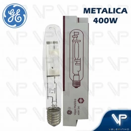 LÂMPADA VAPOR METÁLICO TUBULAR GE 400W 4000K(BRANCO NEUTRO)E40 ARC 