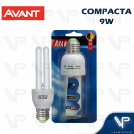 LÂMPADA COMPACTA 2U 9W 127V 2700K(BRANCO QUENTE) E27
