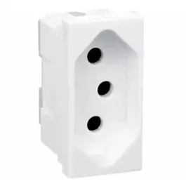 MÓDULO BRANCO PIAL PLUS TOMADA 2P+T 10A 615040