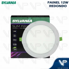 PAINEL PLAFON LED 12W EMBUTIR REDONDO 6500K(BRANCO FRIO)BIVOLT