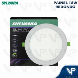 PAINEL PLAFON LED 18W EMBUTIR REDONDO 6500K(BRANCO FRIO)BIVOLT