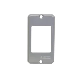 PLACA DE ALUMINIO PARA CONDULET PARA 2 TOMADAS HORIZONTAL 1/2 3/4