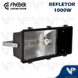 PROJETOR EM ALUMINIO COM ALOJAMENTO PARA LAMPADA METALICA 1000W E40 EXPO20