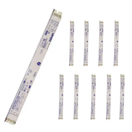 REATOR ELETRÔNICO OSRAM DIMERIZÁVEL P/LÂMPADA FLUORESCENTE 2x28W 50W 54Wx220V QTI KIT10