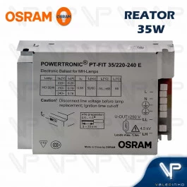 REATOR ELETRÔNICO OSRAM PT-Z P/LÂMPADA METALICA   35W HCI ou CDM