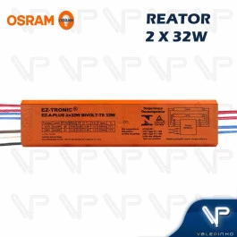 REATOR ELETRÔNICO OSRAM P/LÂMPADA FLUORESCENTE 2X32W BIVOLT