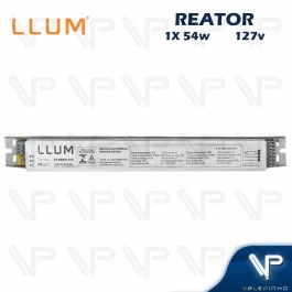 REATOR ELETRÔNICO P/LÂMPADA FLUORESCENTE 1x54W MULTITENSÃO