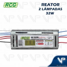 REATOR ELETRÔNICO PARA LÂMPADA FLUORESCENTE 2X32W BIVOLT
