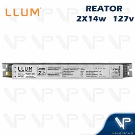 REATOR ELETRÔNICO P/LÂMPADA FLUORESCENTE 2x14W 127V