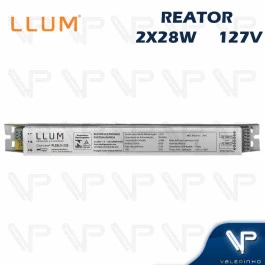 REATOR ELETRÔNICO P/LÂMPADA FLUORESCENTE 2x28W 127V