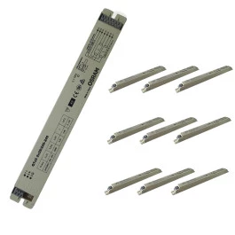 REATOR ELETRÔNICO P/LÂMPADA FLUORESCENTE 2x28W 220V KIT10