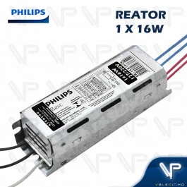 REATOR ELETRÔNICO PHILIPS P/LÂMPADA FLUORESCENTE 1x16W BIVOLT TLD