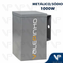 REATOR PARA LÂMPADA VAPOR SÓDIO/METÁLICO 1000W 220V(USO EXTERNO)50HZ
