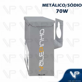 REATOR PARA LÂMPADA VAPOR SÓDIO/METÁLICO    70W 220V(USO EXTERNO) 