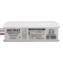 REATOR PARTIDA RÁPIDA P/LÂMPADA FLUORESCENTE 1x110W 220V