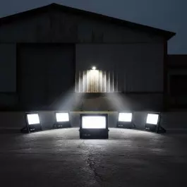 REFLETOR HOLOFOTE LED SMD   100W 6500K(BRANCO FRIO)BIVOLT IP66 KIT5