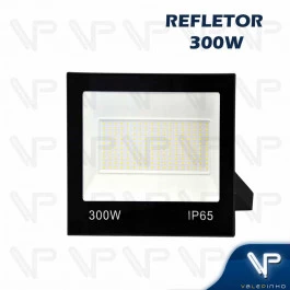 REFLETOR HOLOFOTE LED SMD 300W 6500K(BRANCO FRIO)BIVOLT IP66