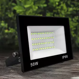 REFLETOR HOLOFOTE LED SMD 50W VERDE BIVOLT IP66