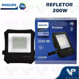 REFLETOR HOLOFOTE LED SMD PHILIPS 200W 6500K(BRANCO FRIO)BIVOLT BVP091 LED200