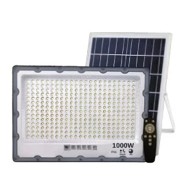 REFLETOR HOLOFOTE LED SOLAR SMD 1000W 6500K(BRANCO FRIO)C/PLACA 