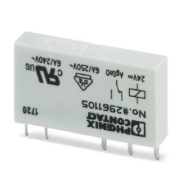 RELÉ DE POTÊNCIA MINIATURA PLUGÁVEL 1 CONTATO REVERSÍVEL 6A TENSÃO 24 VDC