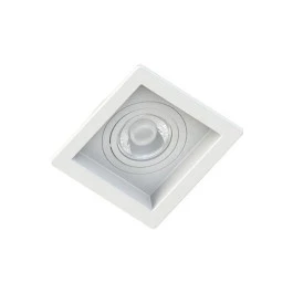 SPOT EMBUTIR QUADRADO PARA LAMPADA PAR30 E27 RECUADO BR