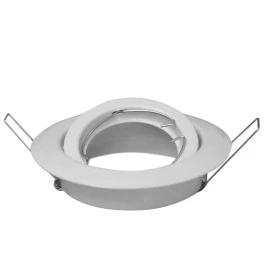 SPOT EMBUTIR REDONDO PARA LAMPADA DICROICA GU10 DIRECIONAVEL BR