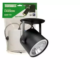 SPOT SOBREPOR REDONDO PARA 1 LAMPADA PAR30 E27 DIRECIONAVEL PT