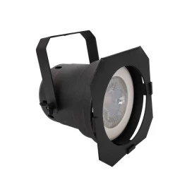 SPOT TRILHO CÊNICO ELETRIFICADO PARA LAMPADA PAR30 PT COM PORTA GELATINA