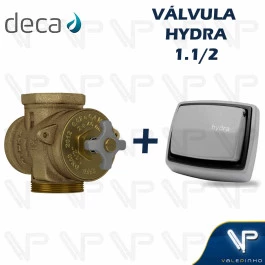 VÁLVULA DE DESCARGA DECA HYDRA MAX CINZA 1.1/2" (50mm) 2550E112