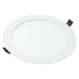 LUMINARIA LED EMBUTIR REDONDA 18W 3000K (BRANCO QUENTE) BIVOLT