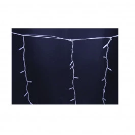 CASCATA 400 LÂMPADAS LED 6500K(BRANCO FRIO)FIXO 220V FIO BRANCO 10M